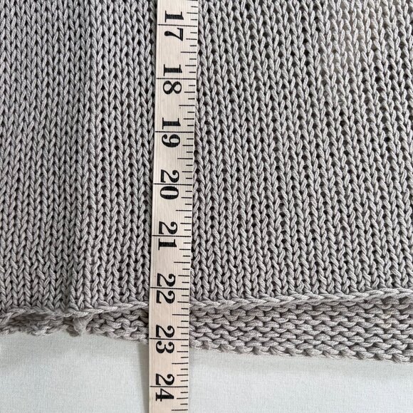 Wooden Ships Star Crewneck Sweater Gray & White Size Small / Medium - Picture 8 of 8